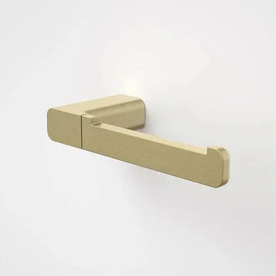 Caroma Luna Toilet Roll Holder, Brushed Brass