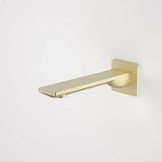 Caroma Urbane II 180mm Basin/Bath Outlet-Square Cover Plate | Brushed Brass
