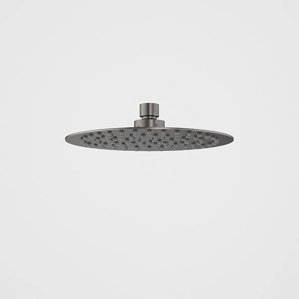 Caroma Urbane II 200mm Round Rain Shower Rose | Gun Metal