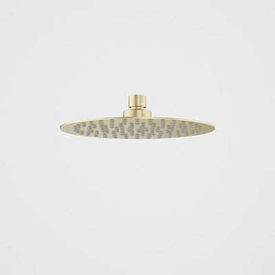 Caroma 200mm Round Rain Shower, Brushed Brass