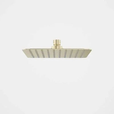 Caroma 200mm Square Rain Shower, Brushed Brass