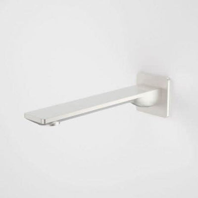 Caroma Urbane II 220mm Basin/Bath Outlet-Square Cover Plate | Brushed Nickel