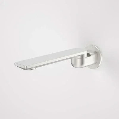 Caroma Urbane II 220mm Bath Swivel Outlet - Round Cover Plate, Brushed Nickel