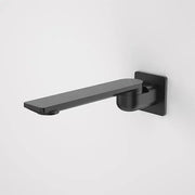 Caroma Urbane II 220mm Bath Swivel Outlet-Square Cover Plate | Matte Black