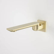 Caroma Urbane II 220mm Bath Swivel Outlet-Square Cover Plate | Brushed Brass
