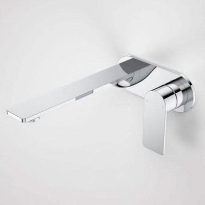 Caroma Urbane II 220mm Wall Basin/ Bath Mixer-Round Cover Plate | Chrome