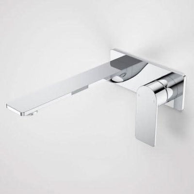 Caroma Urbane II 220mm Wall Basin/ Bath Mixer-Square Cover Plate | Chrome