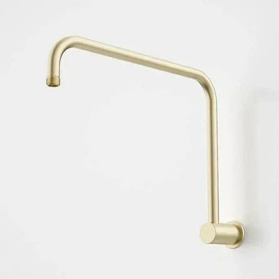 Caroma Urbane II 460mm Upswept Shower Arm, Brushed Brass
