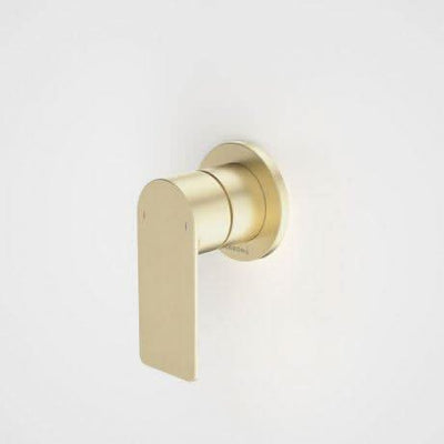 Caroma Urbane II Bath / Shower Mixer - Round Cover Plate, Brushed Brass