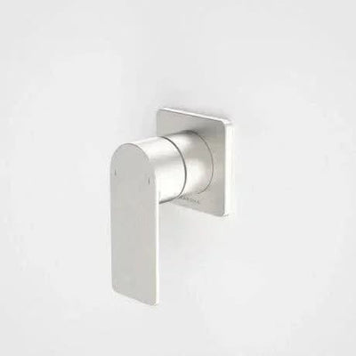 Caroma Urbane II Bath / Shower Mixer - Square Cover Plate, Brushed Nickel
