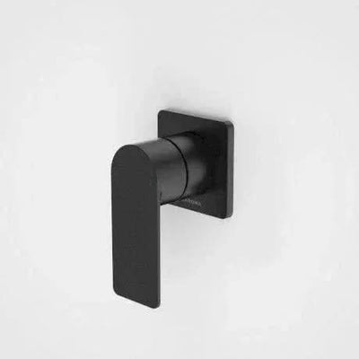 Caroma Urbane II Bath / Shower Mixer - Square Cover Plate, Matte Black