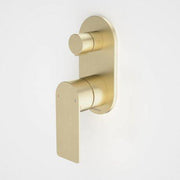 Caroma Urbane II Bath/ Shower Mixer With Diverter-Oval Cover Plate | Brushed Brass