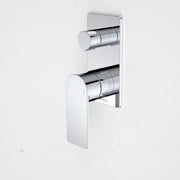 Caroma Urbane II Bath/ Shower Mixer With Diverter-Retangular Cover Plate | Chrome