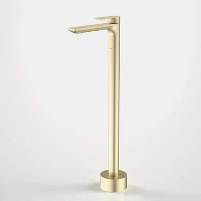 Caroma Urbane II Freestanding Bath Filler, Brushed Brass