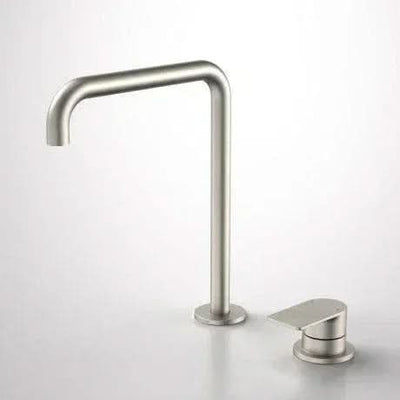 Caroma Urbane II Hob Basin/Sink Mixer Set 220mm | Brushed Nickel