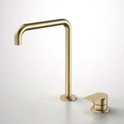 Caroma Urbane II Hob Basin/Sink Mixer Set 220mm | Brushed Brass