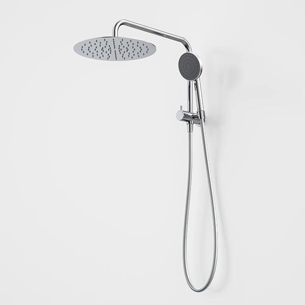 Caroma Urbane II Round Compact Twin Shower | Chrome