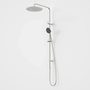 Caroma Urbane II Round Twin Shower With 300mm Rose | Brushed Nickel