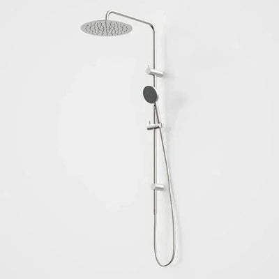 Caroma Urbane II Rail Shower with 300mm Overhead, Brushed Nickel