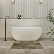 Cassa Design Egg Shell Freestanding Bath - Matte White - Ideal Bathroom CentreBT - ES1500M1500mm