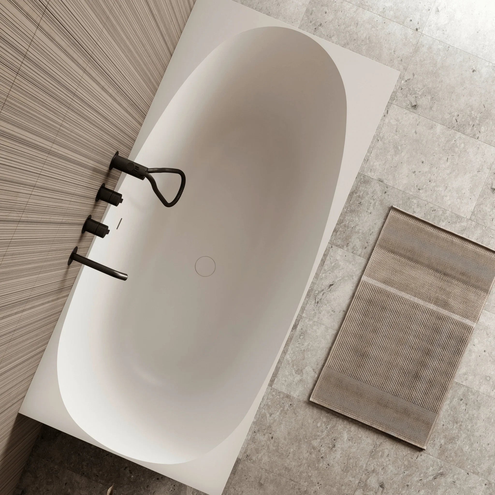 Cassa Design Multi Square Freestanding Bath - Ideal Bathroom CentreBT - MS13001300mmGloss White