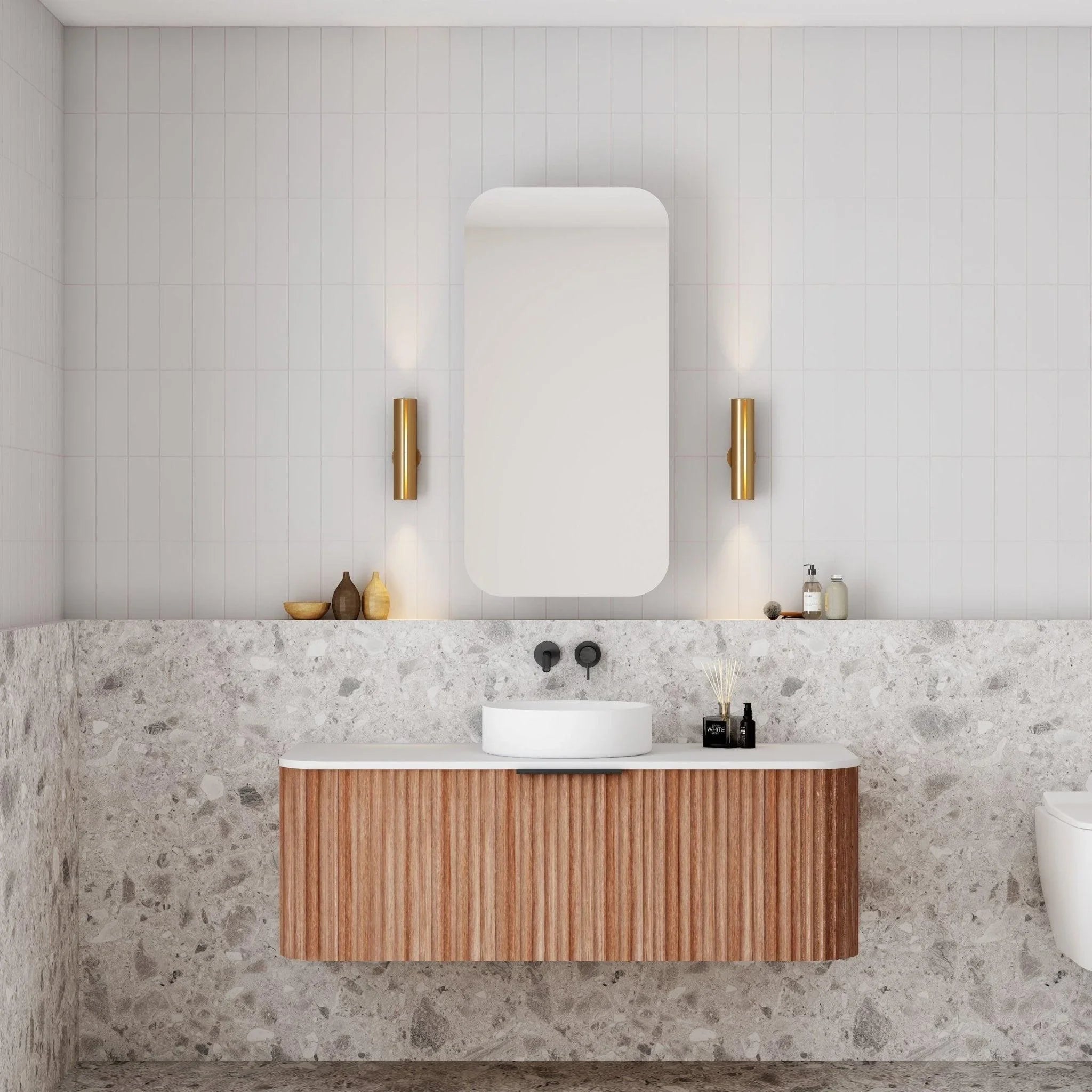 Cassa Design Rec 900x450mm Shaving Cabinet Matte White - Ideal Bathroom CentreREC 9045MW