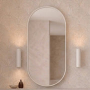 Cassa Design Elli 900x450mm Framed Shaving Cabinet, Matte White