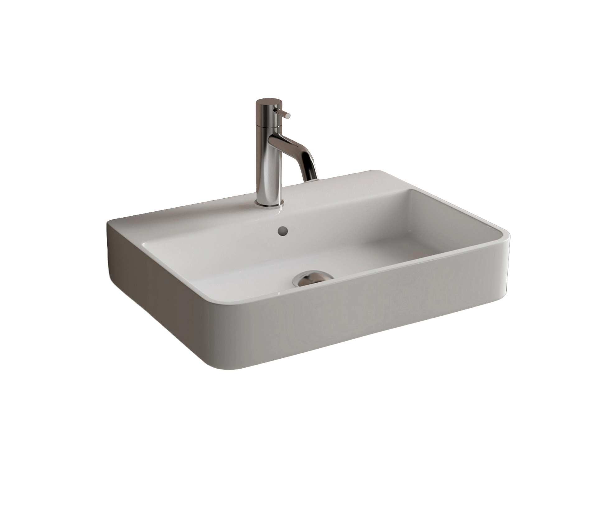Studio Bagno Cattura 55 Bench/Wall Basin - NTH, Gloss White