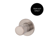 Meir Round Wall Mixer Pinless Handle Finish Kit, Champagne