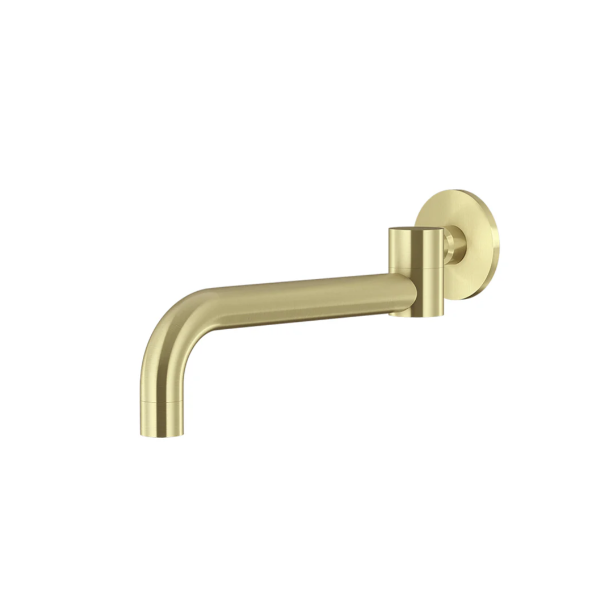 Meir Round Swivel Wall Spout, Tiger Bronze