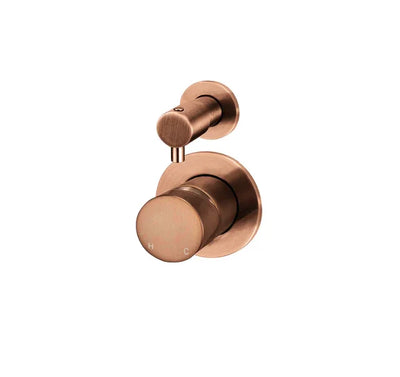 Meir Round Diverter Mixer Pinless Handle Finish Kit, Lustre Bronze