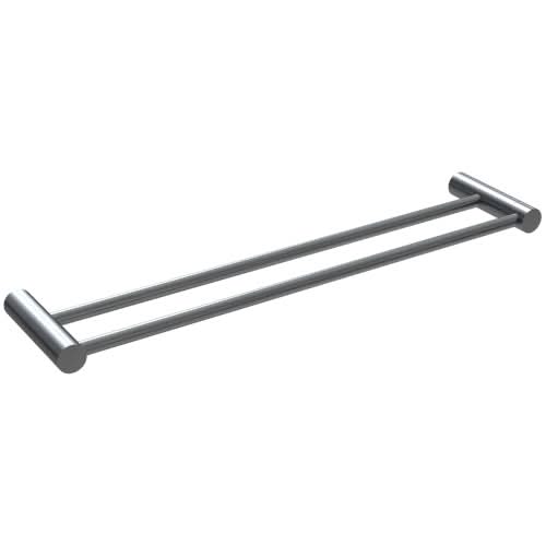 Clearance – Millennium Finesa Double Towel Rail 600mm Chrome
