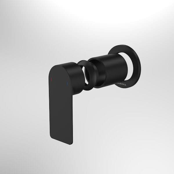 Clearance – Caroma Urbane II Bath / Shower Trim Kit - Round Cover Plate - Matte Black