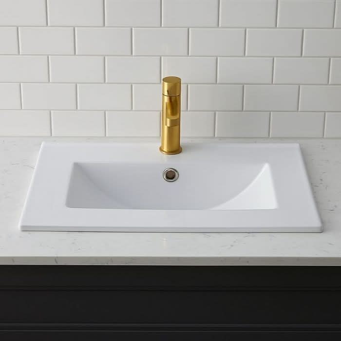 Clearance – Inspire Semi Insert Square 500x360x165 Basin
