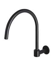 Clearance – Meir Round High-Rise Swivel Wall Spout, Matte Black
