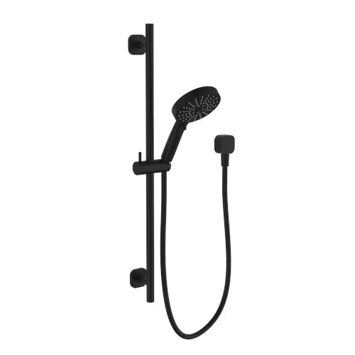 Millennium Finesa SQ Rail Shower, Matte Black