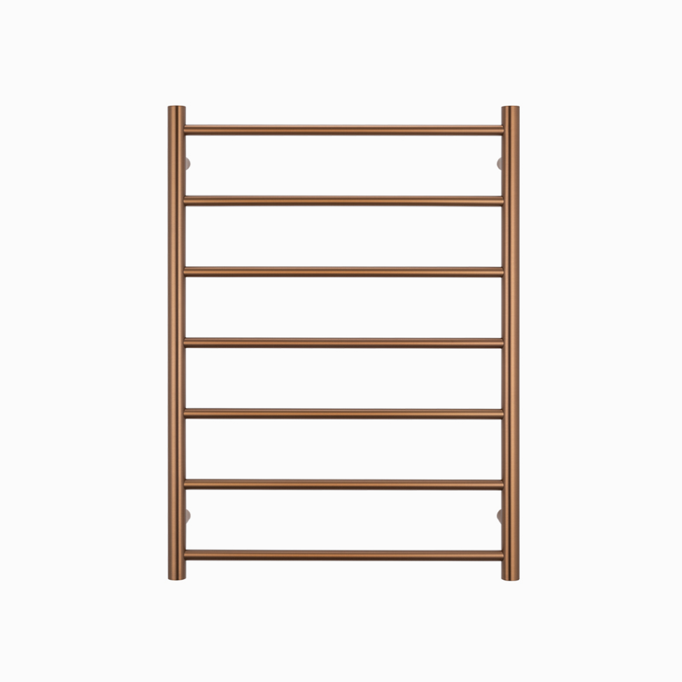 Radiant Heated Round Ladder 600 x 800mm Brushed Bronze, BB-RTR01