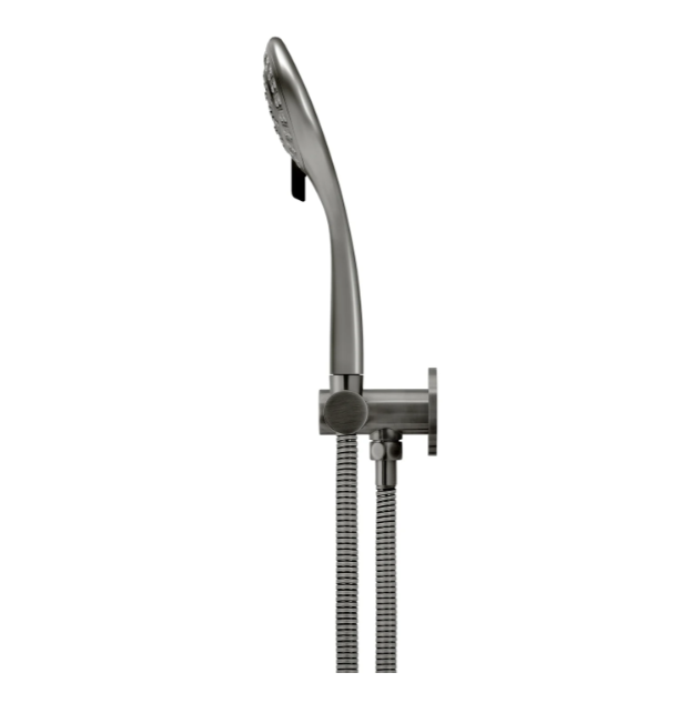 Meir Round Hand Shower on Swivel Bracket, Shadow