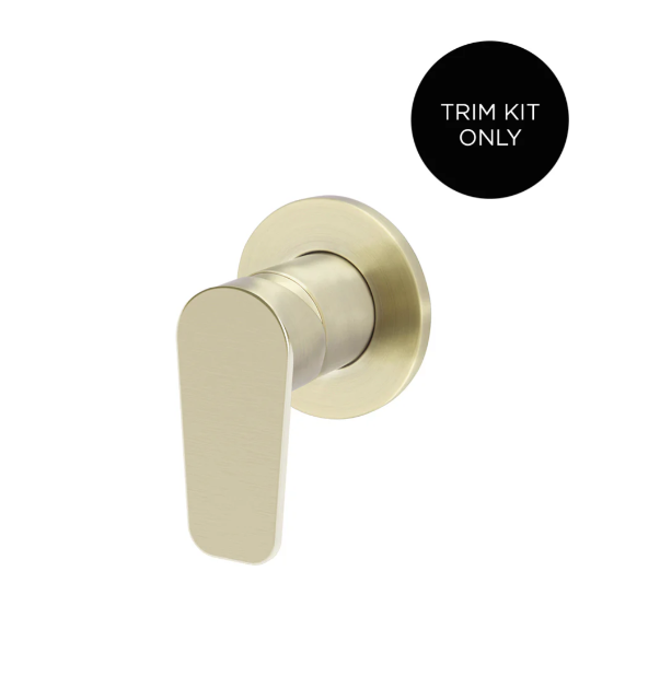 Meir Round Wall Mixer Paddle Handle Finish Kit, Tiger Bronze