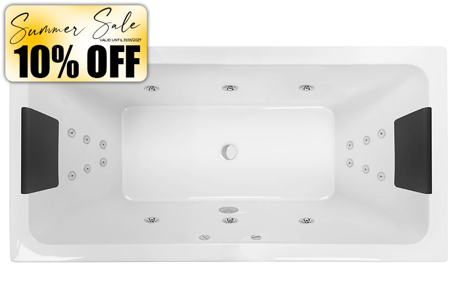 Decina Carina Dolce Vita 18-Jet Spa Bath 1675 / 1750mm - official product photo 1