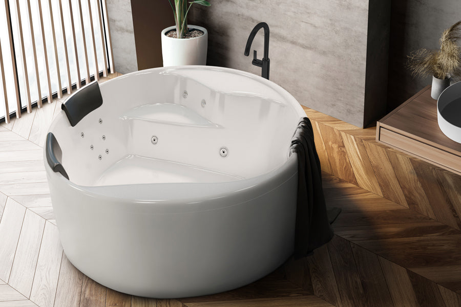 Decina Orion Freestanding Dolce Vita 16-Jet Spa Bath - official product photo 1
