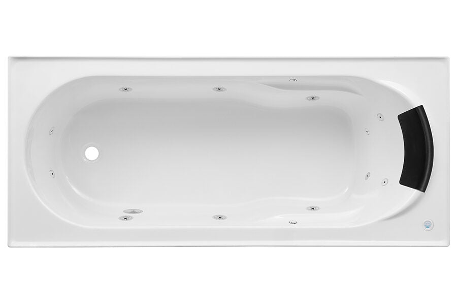 Decina Adatto 1510/1650 Contour 12-Jet Spa Bath - official product photo 2