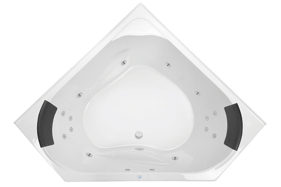Decina Angelique 1295/1465 Contour 14-Jet Spa Bath - official product photo 1