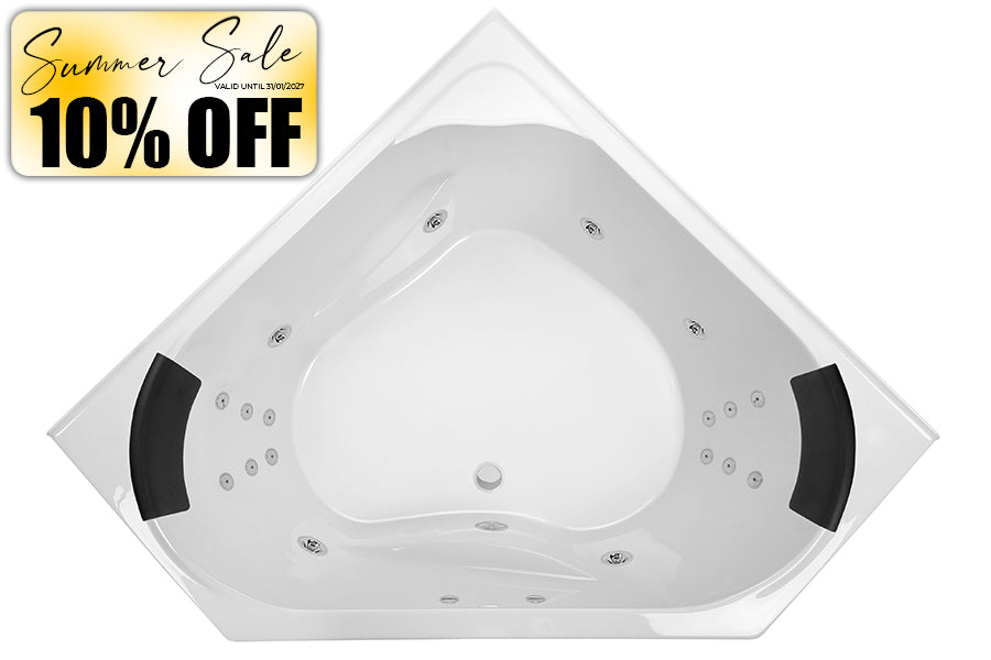 Decina Angelique 1295/1465 Dolce Vita 18-Jet Spa Bath - official product photo 1