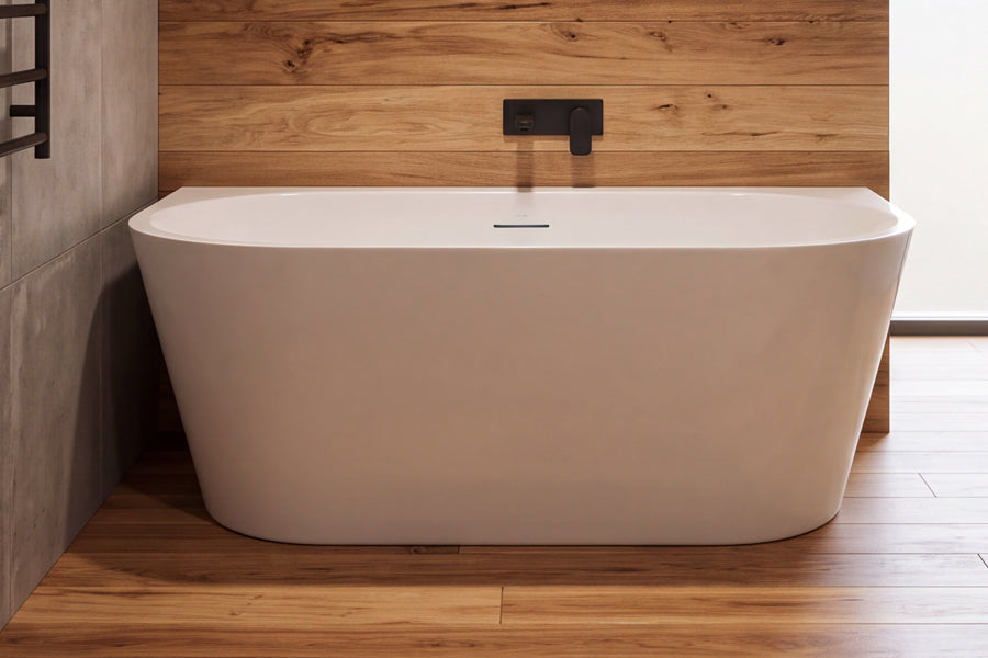 Decina Alegra Freestanding Bath Back-To-Wall 1400 / 1500 / 1700 - official product photo 1