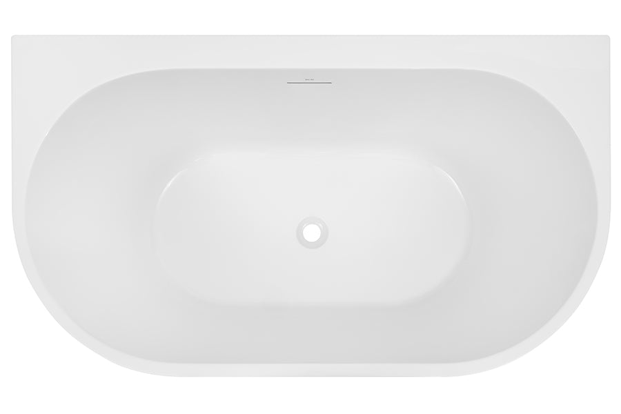 Decina Alegra Freestanding Bath Back-To-Wall 1400 / 1500 / 1700 - official product photo 2