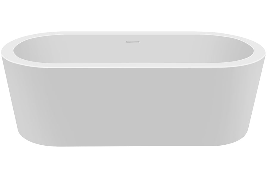 Decina Cool 1500/1790mm Freestanding Bath with Integrated Overflow ｜ Ideal Bathroom Centre