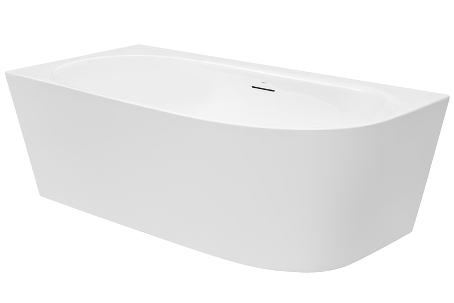 Decina Natalia 1500 / 1700 Back-To-Corner Freestanding Bath - official product photo 2