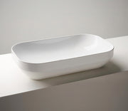 Studio Bagno Decus 60 Bench Basin, Gloss White