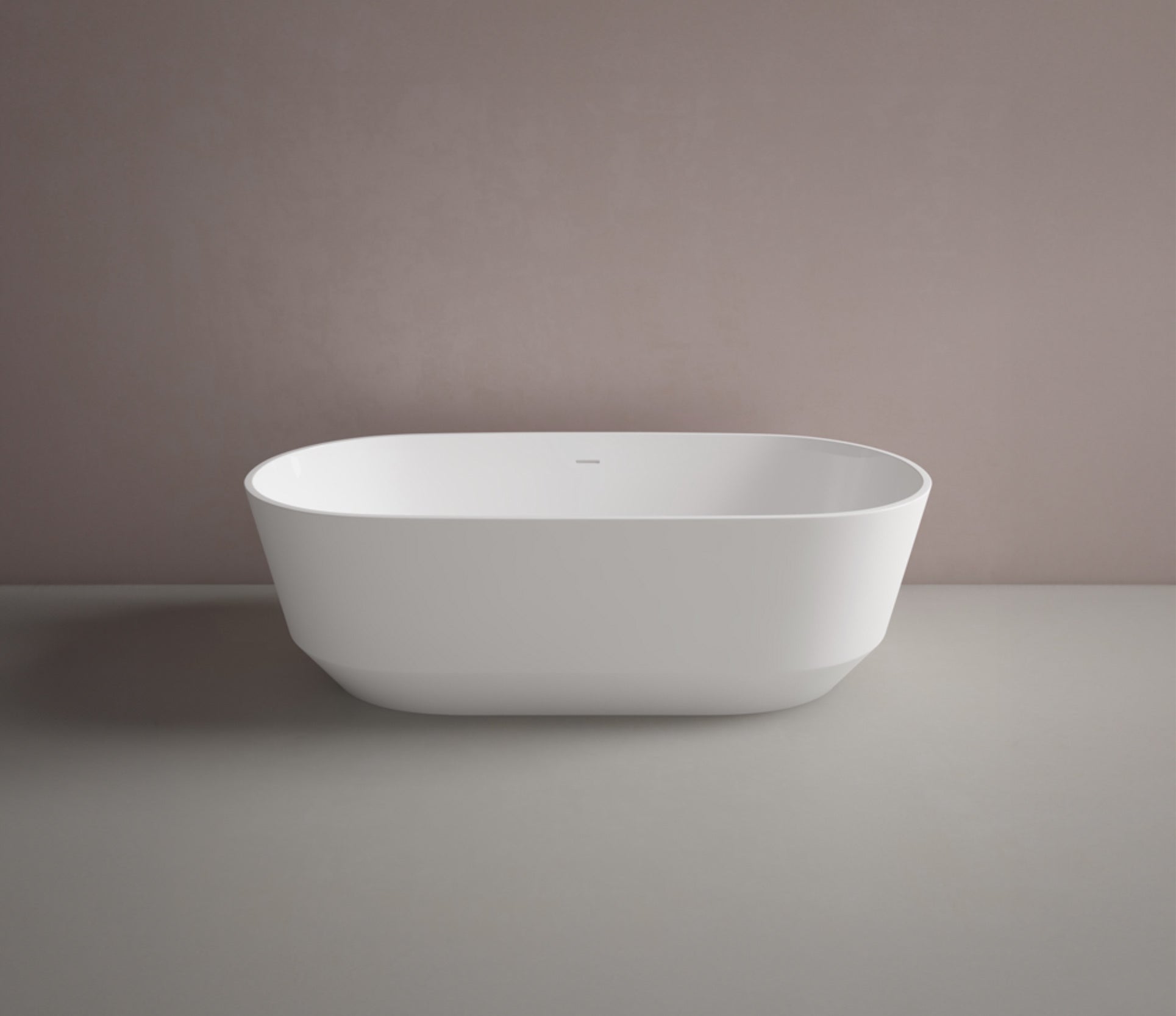 Studio Bagno Lust 1700 - Wall Faced Bath - Ash Grey